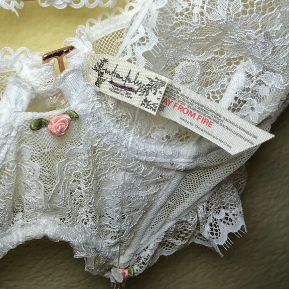 Intimately free people Longline underwire lace Bralette size S - Picture 6 of 8